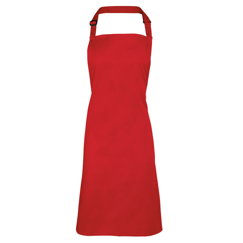 premier-horeca-schort-sloof-unisex-dames-heren-lang-model-kleur-rood-red