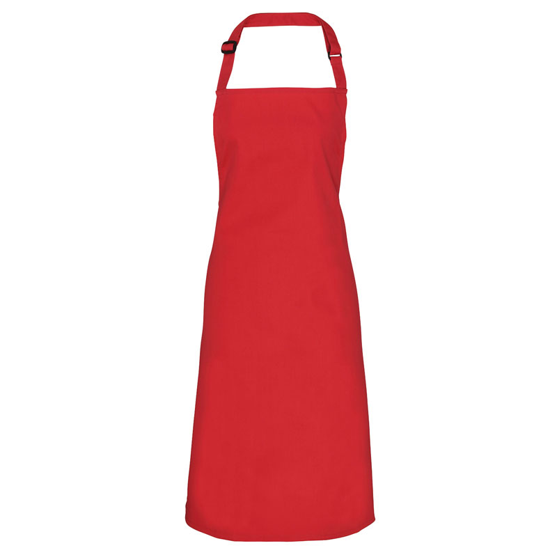 premier-horeca-schort-sloof-unisex-dames-heren-lang-model-kleur-rood-salsa-red