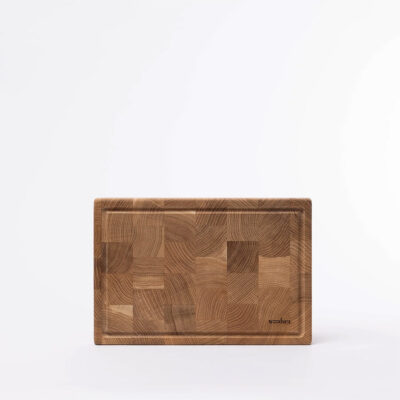 Woodsea Woodstone Kopshouten Snijplank - Massief Eiken - Small 30 × 20 x 3 cm – Premium End Grain
