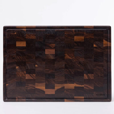 Woodsea Woodstone Kopshouten Snijplank - Massief Walnoot - Large 55 × 38 × 5 cm – Premium End Grain