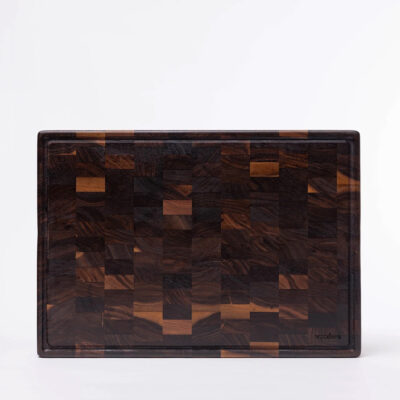 Woodsea Woodstone Kopshouten Snijplank - Massief Walnoot - Medium 40 × 26 × 5 cm – Premium End Grain